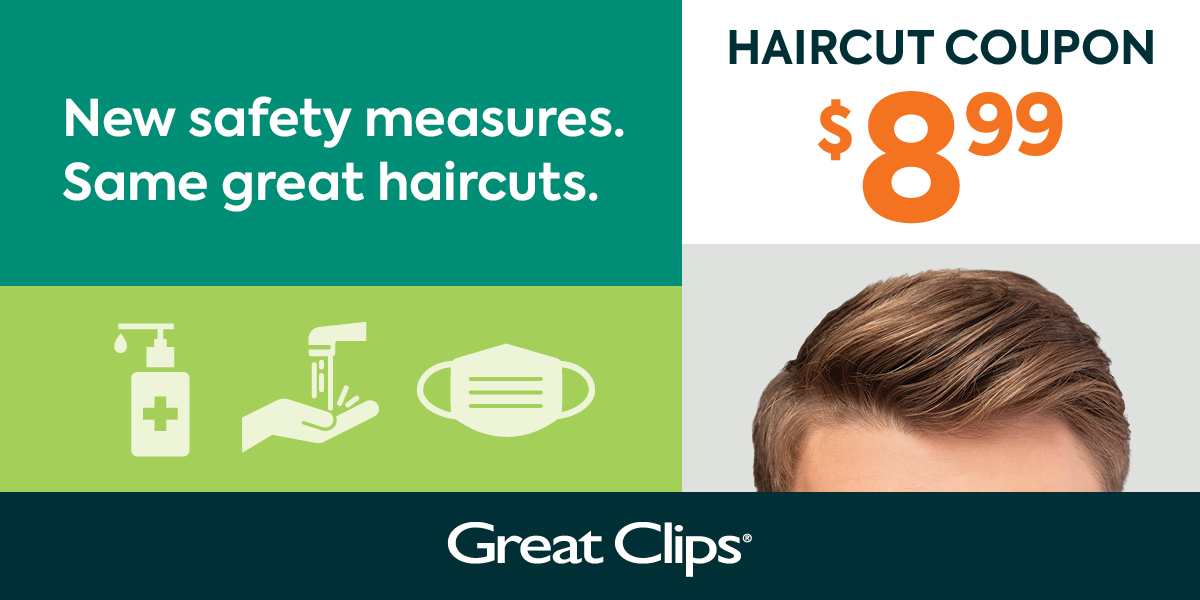 8.99 Great Clips Coupons MAY 2021 [100 Exclusive]